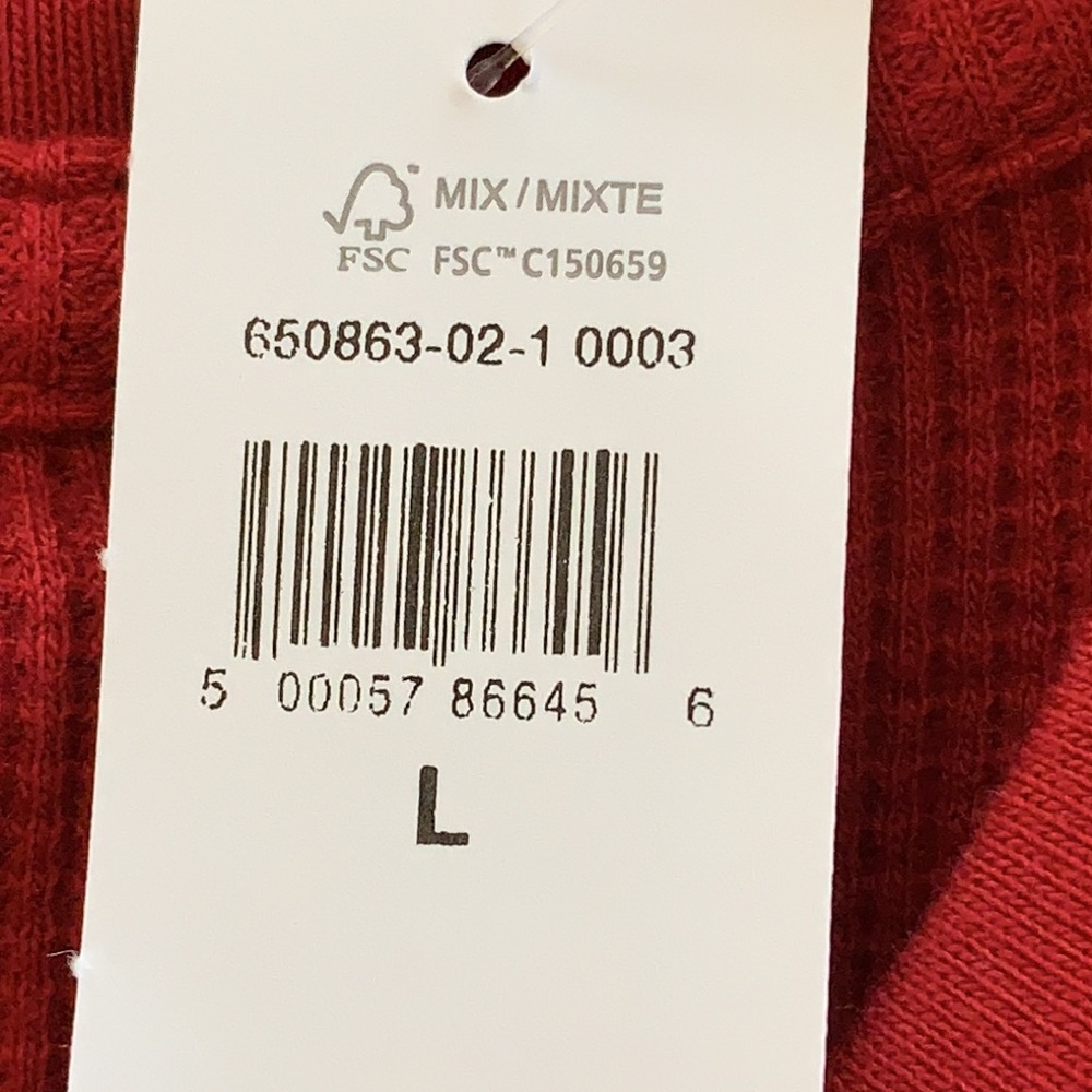 GAP Waffle Knit Long Sleeve Henley - Picture 6 of 9